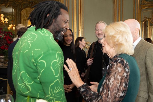6 Marlon James, Rachel Eliza Griffiths and The Queen at Cliveden Literary Festival 2025 (c) Cliveden Literary Festival